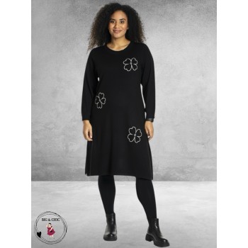 STUDIO Gebreide Jurk Noelle Zwart