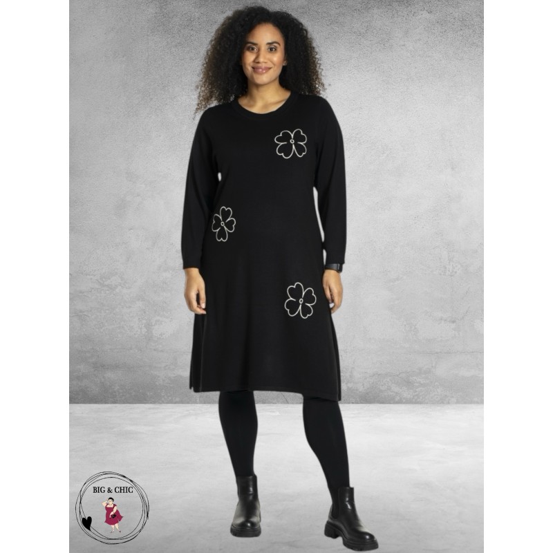 STUDIO Gebreide Jurk Noelle Zwart