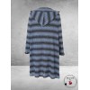 Studio Vest/Cardigan Marlene Blue Stripe
