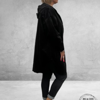 STUDIO Rib Jas Agnete Zwart