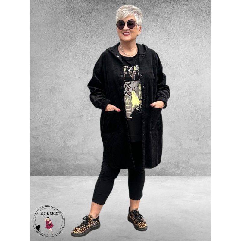 STUDIO Rib Jas Agnete Zwart