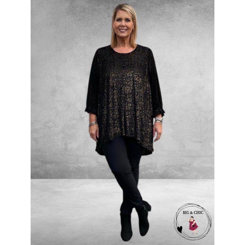 STUDIO Tuniek Harriet Zwart/Goud