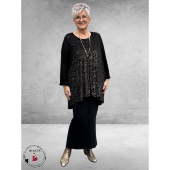 STUDIO Tuniek Harriet Zwart/Goud