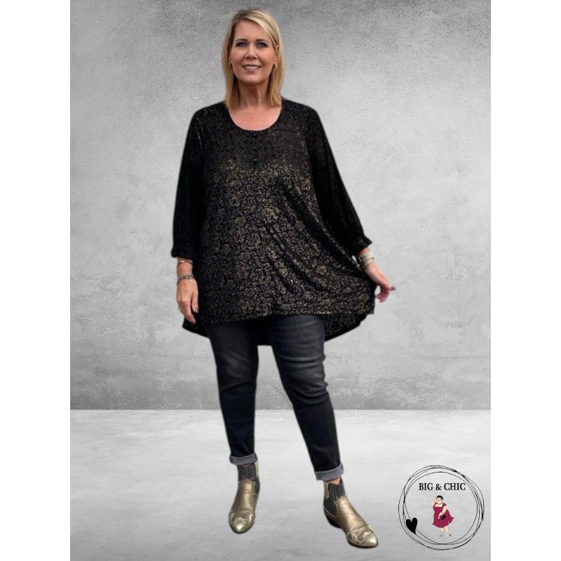 STUDIO Tuniek Harriet Zwart/Goud