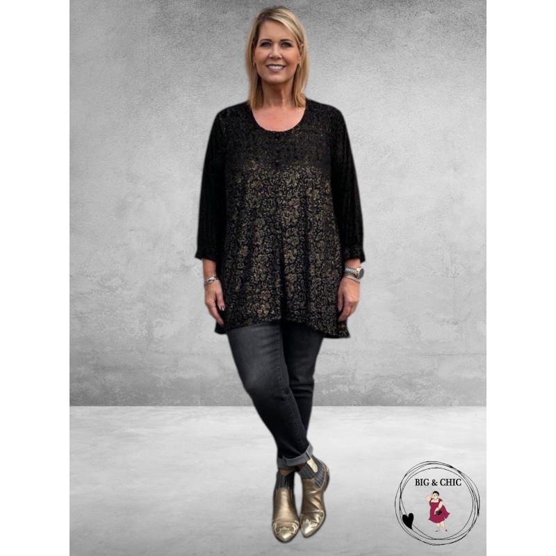 STUDIO Tuniek Harriet Zwart/Goud