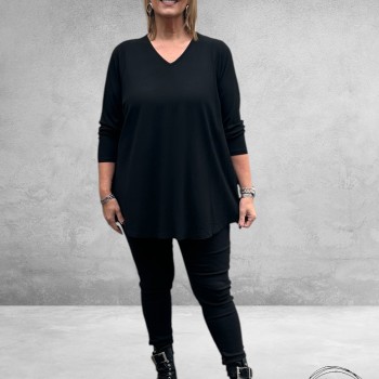 STUDIO Shirt  A-Lijn Berit Black