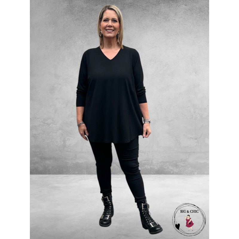STUDIO Shirt  A-Lijn Berit Black