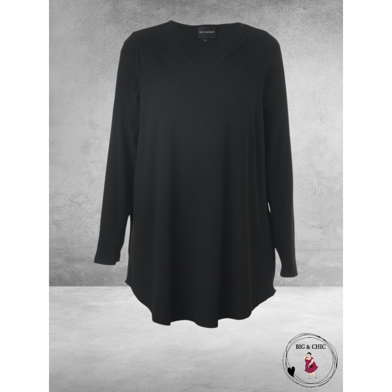 STUDIO Shirt  A-Lijn Berit Black