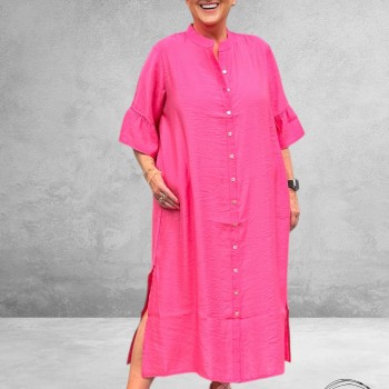 Version doorknoop jurk Roze