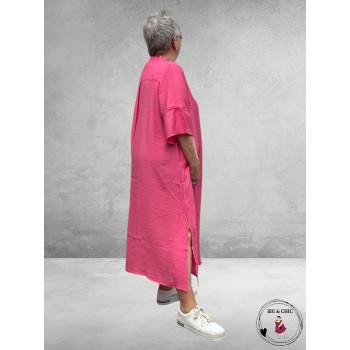 Version doorknoop jurk Roze