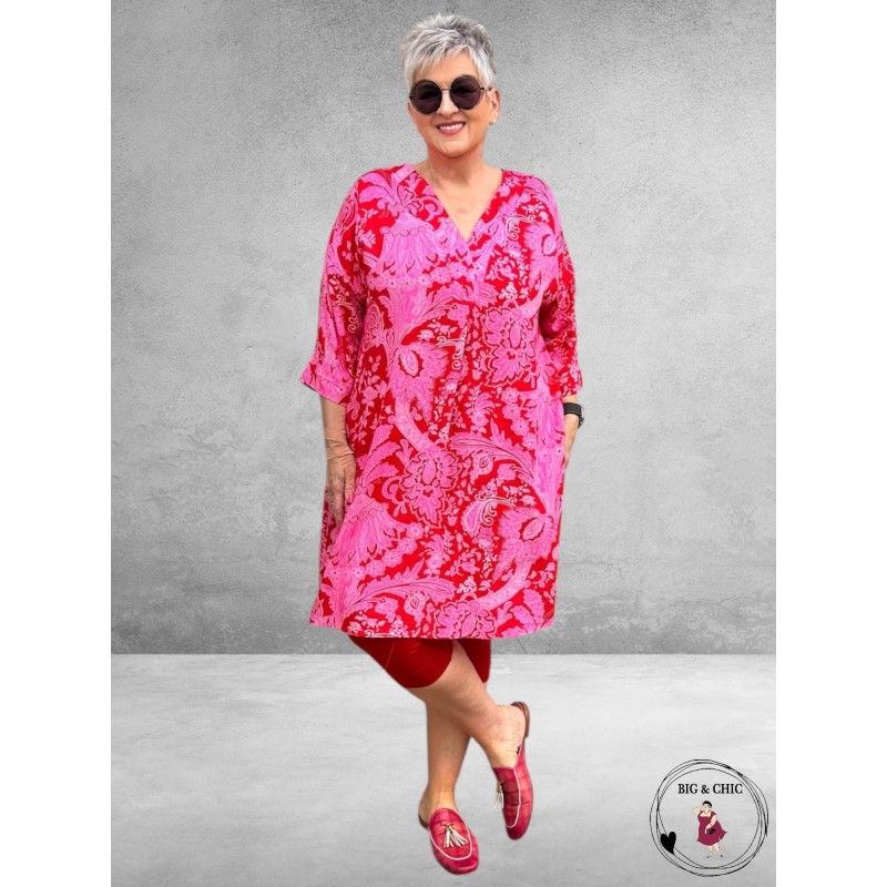 Vincenzo Allocca Tuniek-Jurk Rood-Roze