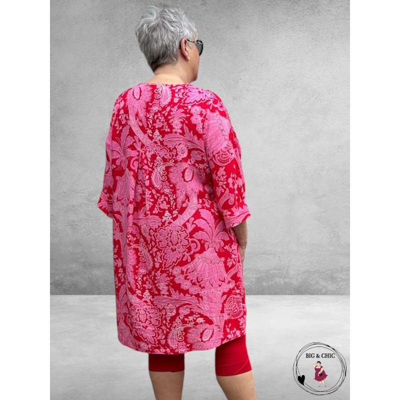 Vincenzo Allocca Tuniek-Jurk Rood-Roze