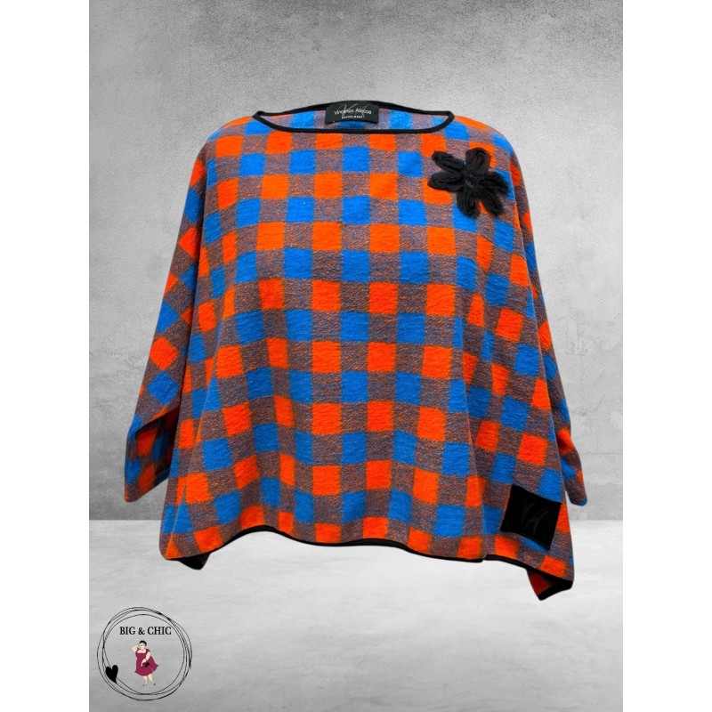 VINCENZO ALLOCCA Shirt Oranje/Blauw