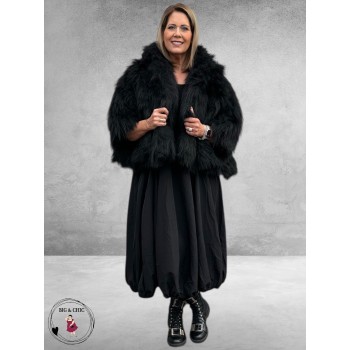 VINCENZO ALLOCCA Fluffy Jasje Zwart