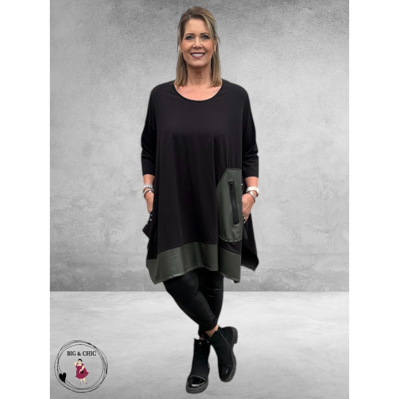 VINCENZO ALLOCCA Tuniek Lederpatch 