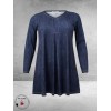 YOEK Tuniek A-Lijn Denim Dolce