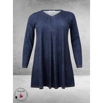 YOEK Tuniek A-Lijn Denim Dolce
