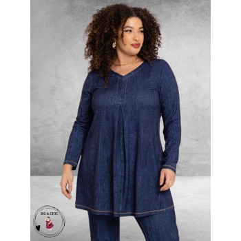 YOEK Tuniek A-Lijn Denim Dolce