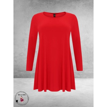 YOEK Shirt Wide Bottom Rood