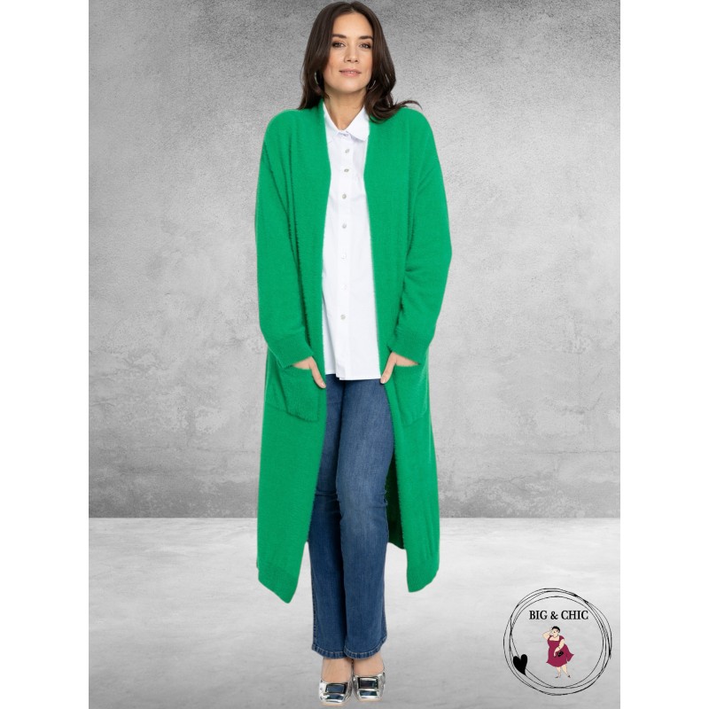 YOEK Vest Lang PELOSO Groen