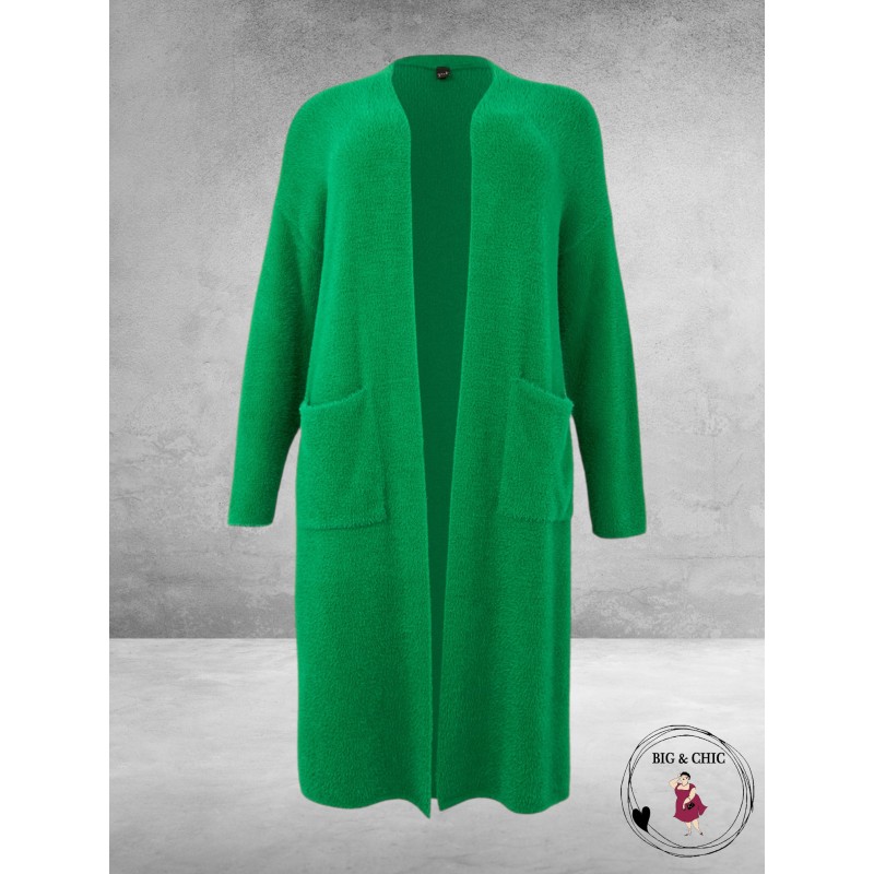 YOEK Vest Lang PELOSO Groen