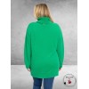 YOEK Trui  Losse Col  PELOSO Groen