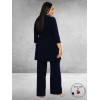 YOEK Tuniek Wide Bottom Beads Navy