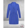Plus Basics Blazer Long Jacket Blue Jeans