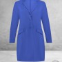 Plus Basics Blazer Long Jacket Blue Jeans