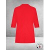 Plus Basics Blazer Roll-Up Red