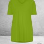 Plus Basics  Shirt Tee V-Neck KIWI