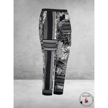 PLUS BASICS Broek/Pants 7/8 Conta Flower