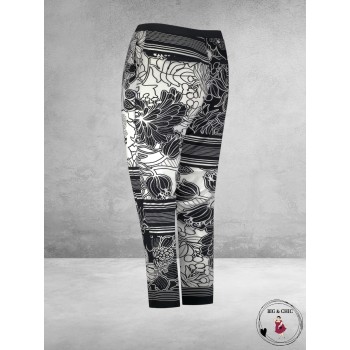 PLUS BASICS Broek/Pants 7/8 Conta Flower