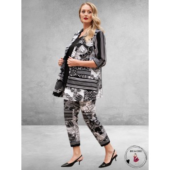 PLUS BASICS Broek/Pants 7/8 Conta Flower