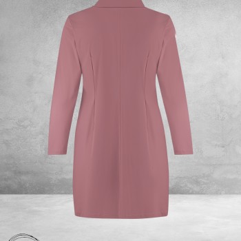 Plus Basics Blazer Long Jacket Mauve