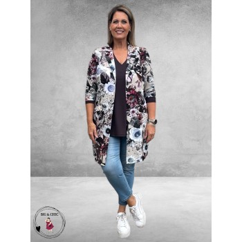 Plus Basics Blazer Long Jacket Winter Garden