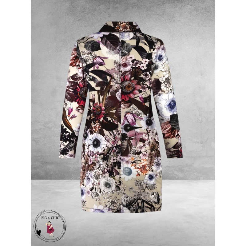 Plus Basics Blazer Long Jacket Winter Garden