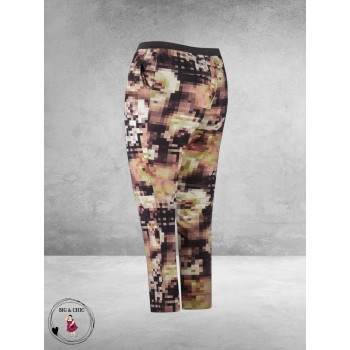 PLUS BASICS Broek/Pants Pixel Rose