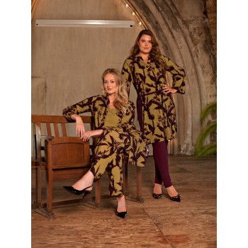 PLUS BASICS Broek/Pants Elegant Floral