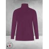 PLUS BASICS Shirt TURTLE NECK Burgundy