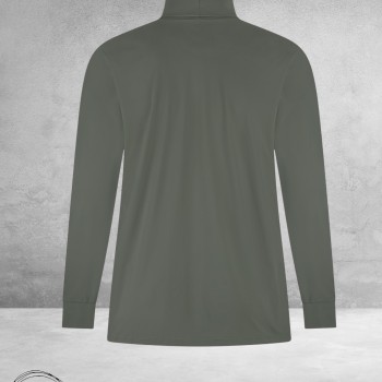 PLUS BASICS Shirt TURTLE NECK Mud