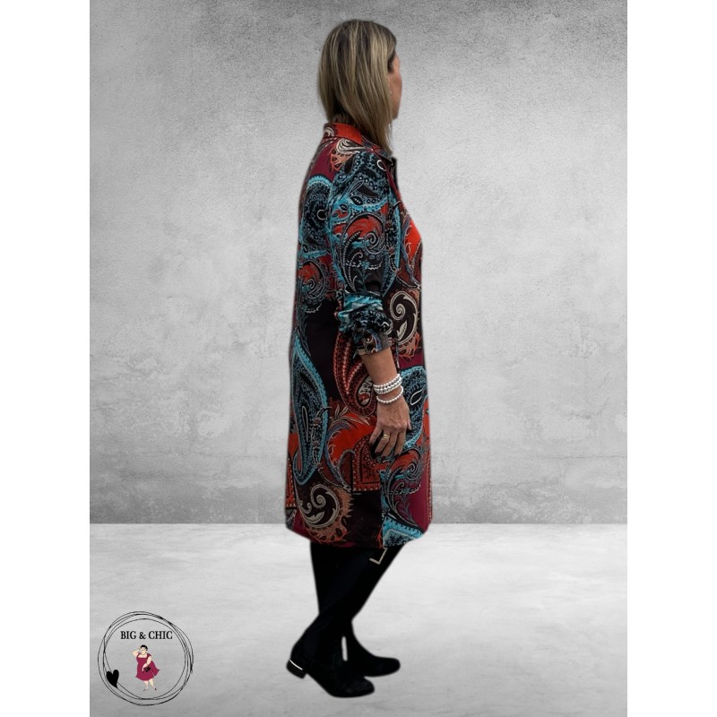 PLUS BASICS Blouse Dress Ls Liberty