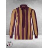 PLUS BASICS Shirt Puffed Block Stripe