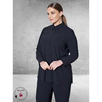 PLUS BASICS Blouse ZWART