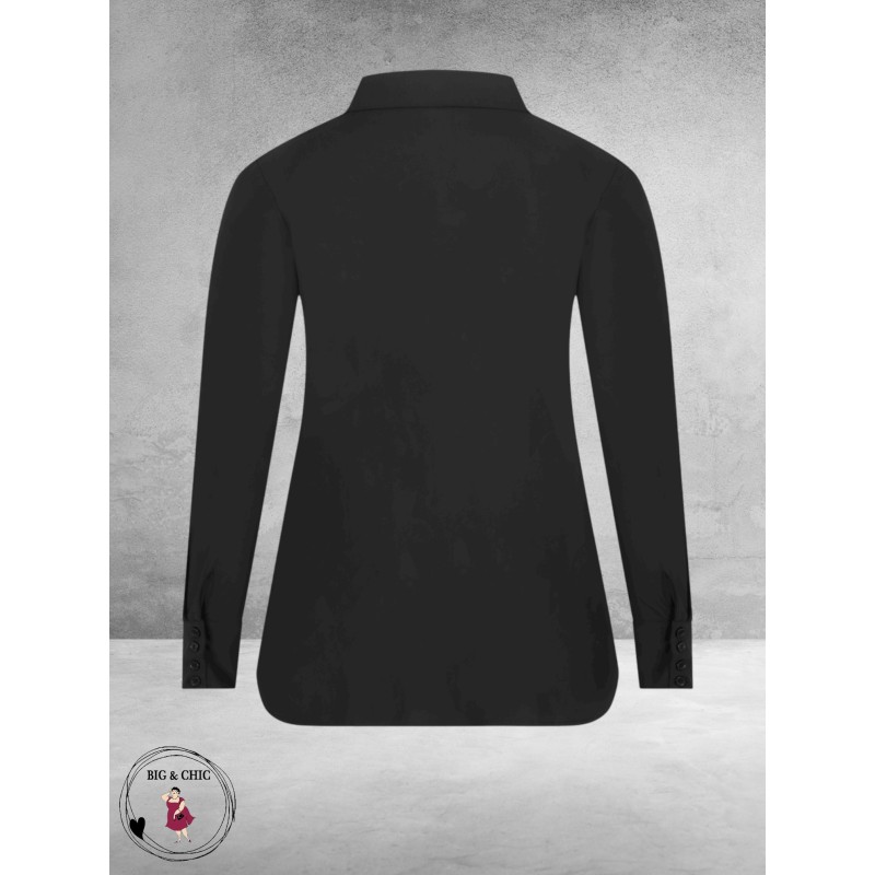 PLUS BASICS Blouse ZWART