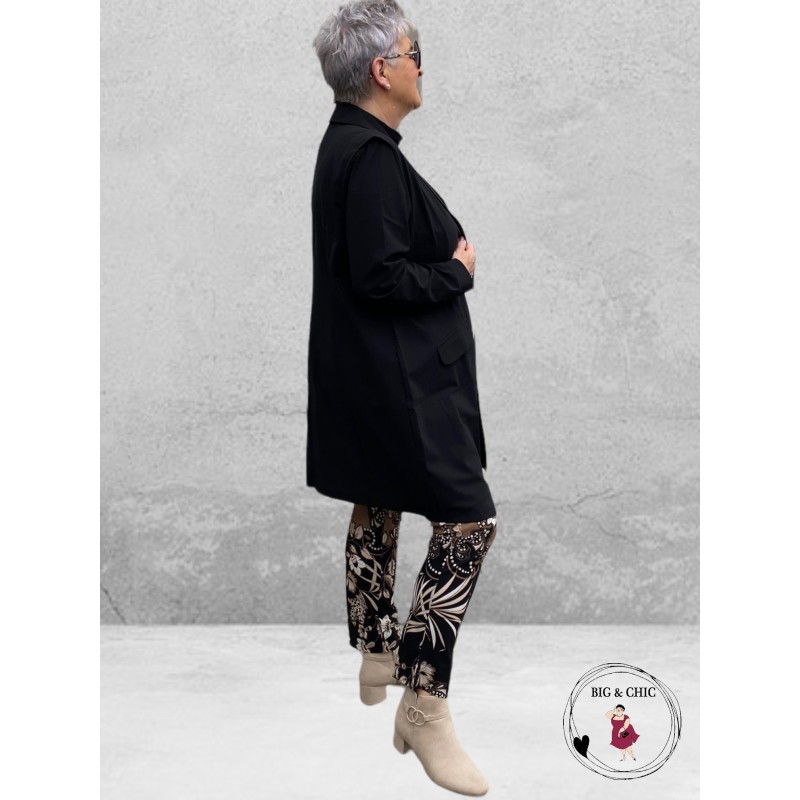 PLUS BASICS Gilet WARM Black 