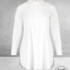 PLUS BASICS Blouse Long WIT