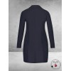 Plus Basics Blazer Long Jacket NAVY