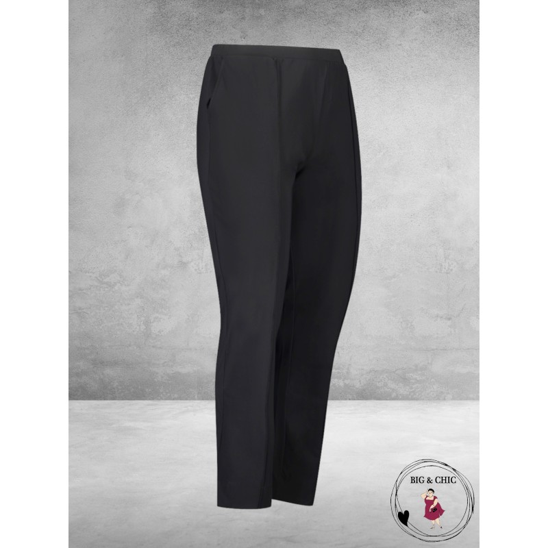 PLUS BASICS Broek 7/8 ZWART
