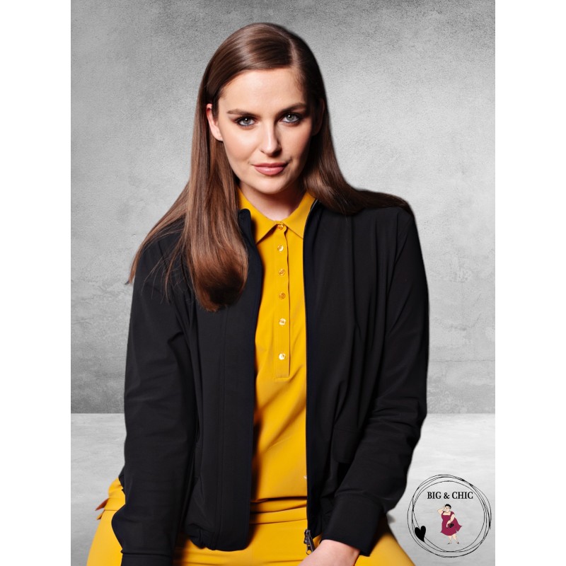 PLUS BASICS Polo Shirt OKER YELLOW